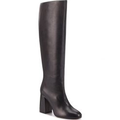 Kozaki RED VALENTINO - QQ0S0B43 Nero 0NO. Czarne buty zimowe damskie Red Valentino, ze skóry, przed kolano, na wysokim obcasie, na obcasie. Za 2599,00 zł.