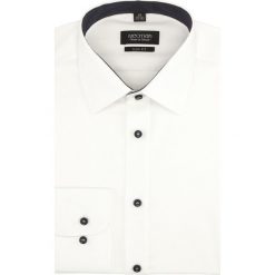 Koszula bexley 2236 długi rękaw slim fit biały. Białe koszule męskie Recman, m, bez wzorów, bez kołnierzyka, z długim rękawem. Za 139,00 zł.