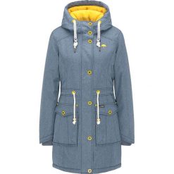Parka w kolorze niebieskim. Niebieskie parki damskie Schmuddelwedda Woman, m, bez wzorów, prążkowane, bez kaptura. W wyprzedaży za 369,95 zł.