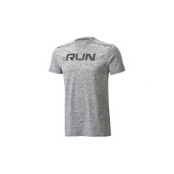 T-shirty z krótkim rękawem Under Armour Run Front Graphic SS Tee 1316844-001. Szare t-shirty męskie Under Armour, s, bez wzorów, bez kołnierzyka, krótkie. Za 119,99 zł.