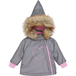 Kurtka przejściowa "China" w kolorze szarym. Szare kurtki niemowlęce Racoon, bez wzorów, z polaru, bez kaptura. W wyprzedaży za 252,95 zł.