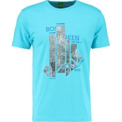 T-shirty męskie z nadrukiem: BOSS Green REGULAR FIT Tshirt z nadrukiem blue atoll