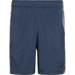 Szorty do biegania The North Face 24/7 T93O1BH2G - granatowy. Niebieskie spodenki sportowe męskie xl, do biegania. Za 146,99 zł.