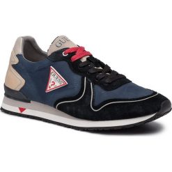 Sneakersy GUESS - New Glorym FM8NWG FAB12 BLUBL. Niebieskie sneakersy męskie Guess, bez zapięcia. Za 439,00 zł.