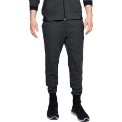 Under Armour Unstoppable 2X Knit Jogger 1320725-001. Szare spodnie męskie xxl, z bawełny. W wyprzedaży za 199,99 zł.