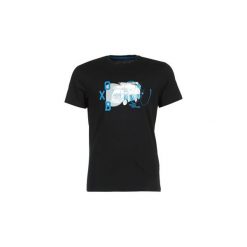 T-shirty z krótkim rękawem Oxbow TANIS. Czarne t-shirty męskie marki Oxbow, xl, bez wzorów, bez kołnierzyka, krótkie. Za 95,20 zł.