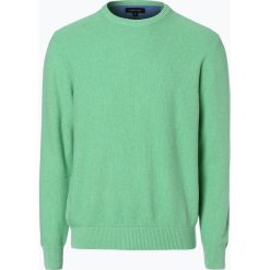 Andrew James - Sweter męski, zielony. Zielone swetry męskie marki Andrew James, xxl, bez wzorów, z bawełny, bez kołnierzyka, bez kaptura. Za 179,95 zł.