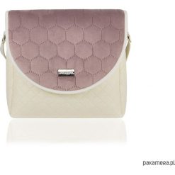 TOREBKA PURO CLASSIC 2594 DIRTY PINK HONEYCOMB. Różowe torebki klasyczne damskie Pakamera, bez wzorów, na ramię, bez dodatków. Za 179,00 zł.