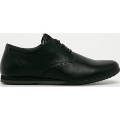 Aldo - Półbuty Aauwen-R. Czarne mokasyny męskie ALDO, z gumy, casualowe, z okrągłym noskiem. Za 279,90 zł.