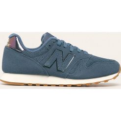 New Balance - Buty WL373WNG. Niebieskie buty sportowe damskie New Balance, bez wzorów, ze skóry, sportowe. W wyprzedaży za 269,90 zł.