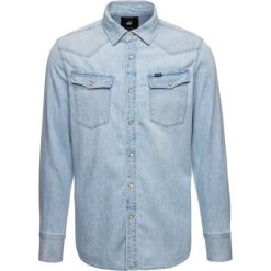 Koszula G-Star Raw 3301 D12697-D013-424. Niebieskie koszule męskie G-Star RAW, xl, bez wzorów, z bawełny, retro, bez kołnierzyka, bez rękawów. Za 369,00 zł.