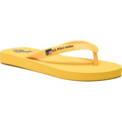 Japonki U.S. POLO ASSN. - Remo2 VAIAN4209S7/G4 Yel. Żółte klapki damskie U.S. Polo Assn., bez wzorów, z tworzywa sztucznego. Za 89,00 zł.