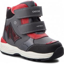 Śniegowce GEOX - B N. Gulp B. B B841GC 054FU C0047 S Dk Grey/Red. Szare śniegowce chłopięce Geox, bez zapięcia. W wyprzedaży za 259,00 zł.