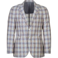 Marynarki męskie slim fit: Marynarka „Edward” w kolorze pomarańczowo-niebieskim