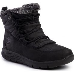 Śniegowce TIMBERLAND - Boltero Warm Lined Boot TB0A23CC001 Black Nubuck. Czarne kozaki damskie Timberland, ze skóry, bez zapięcia. Za 599,00 zł.