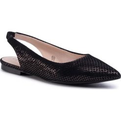 Sandały CAPRICE - 9-29400-24 Black Snake 041. Czarne klapki damskie Caprice, bez wzorów, ze skóry, bez obcasa, na obcasie. W wyprzedaży za 199,00 zł.