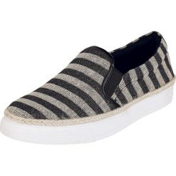 Trampki i tenisówki damskie: Refresh Striped Slip On Buty sportowe czarny/beżowy