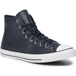 Trampki CONVERSE - Ctas Hi 165189C Dark Obsidian/White/Black. Niebieskie półbuty damskie Converse, bez wzorów, ze skóry, bez zapięcia. W wyprzedaży za 239,00 zł.