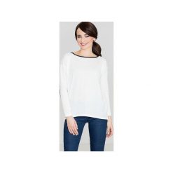 Swetry klasyczne damskie: Sweter K118 Ecru
