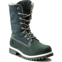 Trapery CANGURO - A028-321 Dark Blue/Oceano. Niebieskie buty zimowe damskie marki Canguro, z materiału. W wyprzedaży za 159,00 zł.