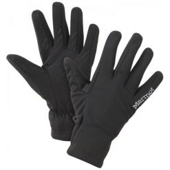 Marmot Rękawiczki Wm's Connect Softshell Glove Black M. Czarne rękawiczki damskie marki Marmot, na zimę, z materiału. Za 135,00 zł.