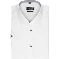 Koszula bexley 2488 krótki rękaw custom fit biały. Białe koszule męskie Recman, m, z krótkim rękawem. Za 49,99 zł.