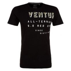 S.Oliver T-Shirt Męski L Czarny. Czarne t-shirty męskie marki S.Oliver, s, z nadrukiem. Za 59,90 zł.