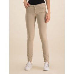 Spodnie materiałowe Trussardi Jeans Garment 56J00003. Brązowe spodnie damskie Trussardi Jeans, z elastanu. W wyprzedaży za 199,00 zł.