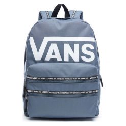 Vans Plecak Damski Wm Sporty Realm Ii B Dark Slat. Czerwone plecaki damskie marki Vans, w paski, sportowe, bez dodatków. Za 165,00 zł.