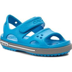 Sandały CROCS - Crocband II Sandal Ps 14854 Ocean/Smoke. Niebieskie sandały męskie Crocs, z tworzywa sztucznego, bez zapięcia. Za 129,00 zł.