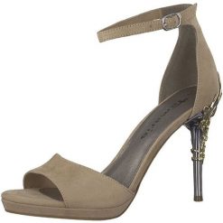 Tamaris Sandały Damskie 1-1-28021-30-218 Nude / Gold (Rozmiar 38). Szare sandały damskie marki Tamaris. W wyprzedaży za 199,00 zł.