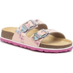 Klapki SUPERFIT - 6-00119-55 S Rosa. Różowe sandały dziewczęce Superfit, ze skóry ekologicznej, bez zapięcia. Za 159,00 zł.