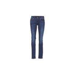 Jeansy straight leg G-Star Raw MIDGE SADDLE MID STRAIGHT. Niebieskie jeansy damskie G-Star RAW. W wyprzedaży za 307,30 zł.