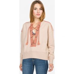 Scotch & Soda Bluza Beżowy. Brązowe bluzy damskie Scotch & Soda, xs, bez wzorów, z bawełny, bez rękawów, bez kaptura. Za 447,95 zł.