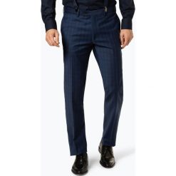 Andrew James New York - Męskie spodnie od garnituru modułowego, niebieski. Niebieskie spodnie męskie Andrew James New York, do pracy, s, bez wzorów, z wełny, eleganckie. Za 399,95 zł.