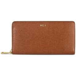 Portfele damskie: Duży Portfel Damski LAUREN RALPH LAUREN – Zip Wallet N79 LTAZW R2SC1 ACL05 Ltan/Cocoa