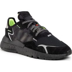 Buty adidas - Nite Jogger EE5884 Cblack/Cblack/Cblack. Niebieskie buty sportowe męskie Adidas, na co dzień, bez wzorów, ze skóry ekologicznej, bez zapięcia. W wyprzedaży za 399,00 zł.