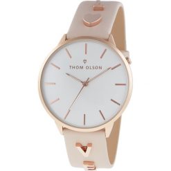 Biżuteria i zegarki damskie: Zegarek THOM OLSON – Message Beige Love CBTO012 Beige/Rose Gold