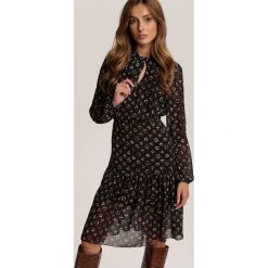Czarno-Beżowa Sukienka Qhesieth. Czarne sukienki damskie Renee, s, bez wzorów, bez kołnierzyka, bez rękawów, mini. Za 129,99 zł.