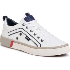 Sneakersy WRANGLER - Frisco Vegan WM01033A White 051. Białe sneakersy męskie Wrangler, bez zapięcia. Za 249,00 zł.
