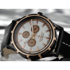 Zegarek Bisset Męski BSCC27 TISZ 05BX MultiData czarny. Czarne zegarki męskie Bisset. Za 319,00 zł.