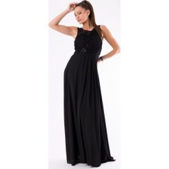 EVA & LOLA SUKIENKA CZARNY 44006-1. Czarne sukienki damskie EVA&LOLA, l, bez wzorów, bez kołnierzyka, bez rękawów. Za 245,94 zł.
