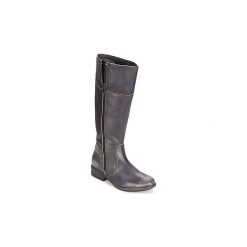 Kozaki Esprit JONA BOOT. Fioletowe kozaki damskie Esprit, bez obcasa, bez zapięcia. W wyprzedaży za 622,30 zł.