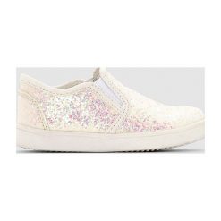 Buty sportowe z materiału syntetycznego 19-25. Szare buty dziewczęce sportowe marki La Redoute Collections, z bawełny, na obcasie. Za 70,52 zł.