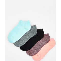 Kapcie damskie: 5 pack stopek - Czarny