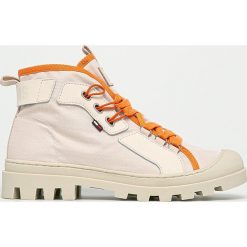 Tommy Jeans - Trampki. Brązowe trampki i tenisówki damskie Tommy Jeans, bez wzorów, z jeansu, na sznurówki. Za 449,90 zł.