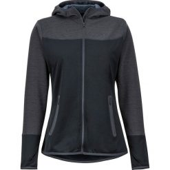 Kurtka polarowa "Sirona Hoody" w kolorze czarnym. Czarne bluzy damskie Marmot, xl, bez wzorów, z polaru, bez kaptura. W wyprzedaży za 239,95 zł.