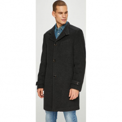 Pierre Cardin - Płaszcz. Czarne płaszcze na zamek męskie Pierre Cardin, m, z materiału. Za 1099,00 zł.