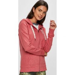 Roxy - Bluza. Różowe bluzy damskie z kieszeniami marki Roxy, s, z bawełny, z kapturem. W wyprzedaży za 179,90 zł.