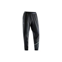 Spodnie do biegania RUN DRY męskie. Czarne spodnie męskie KALENJI, m, bez wzorów, z elastanu. Za 49,99 zł.